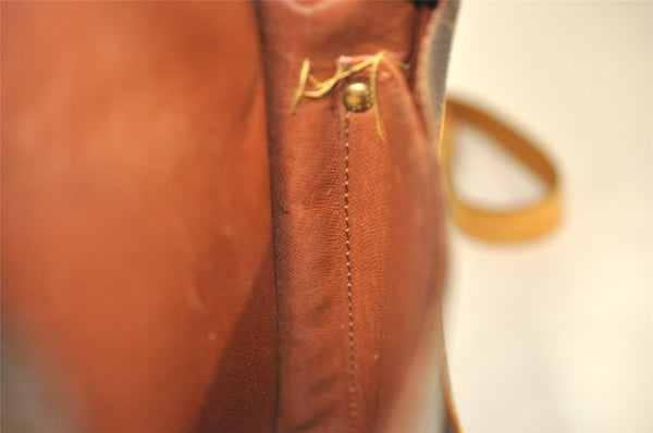 Authentic Louis Vuitton Monogram Cartouchiere GM M51252 Shoulder Bag Junk 9734I