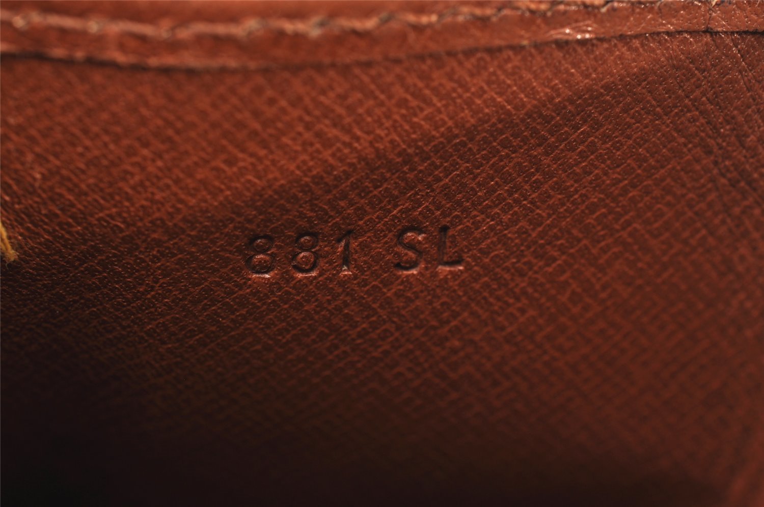 Authentic Louis Vuitton Monogram Cartouchiere GM M51252 Shoulder Bag Junk 9734I