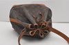 Authentic Louis Vuitton Monogram Noe Shoulder Drawstring Bag M42224 LV 9735I