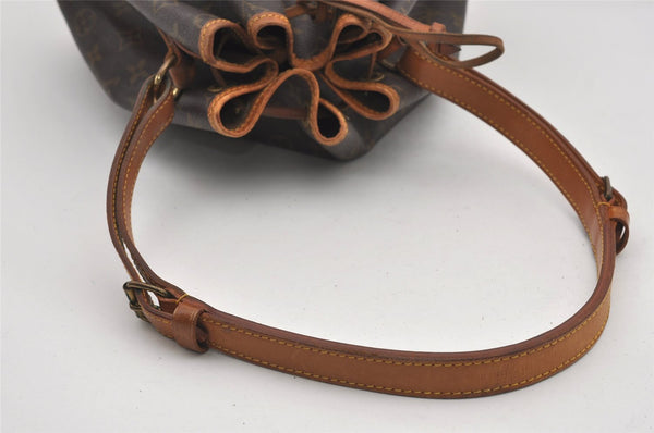Authentic Louis Vuitton Monogram Noe Shoulder Drawstring Bag M42224 LV 9735I