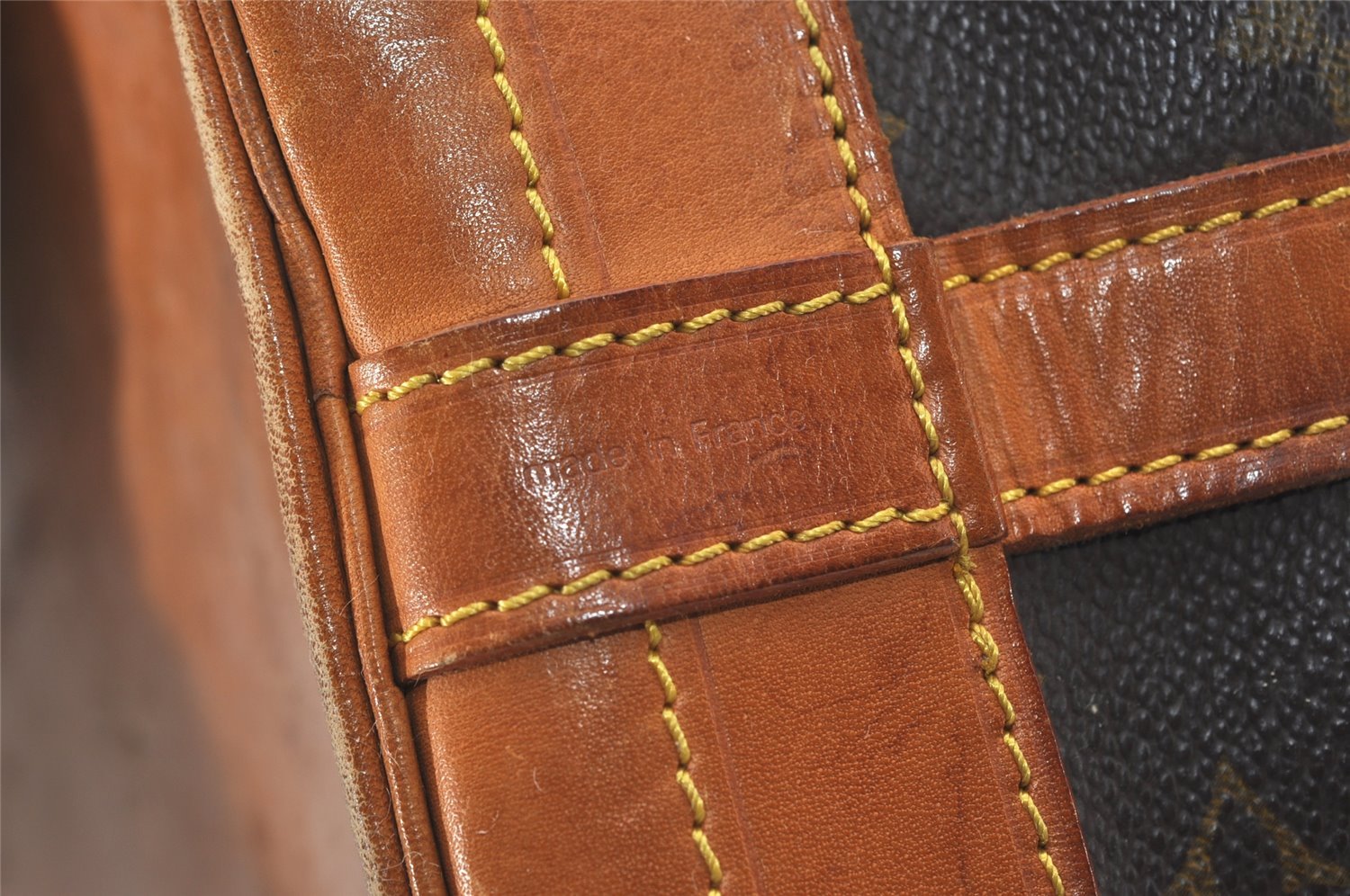 Authentic Louis Vuitton Monogram Noe Shoulder Drawstring Bag M42224 LV 9735I