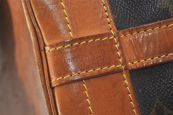 Authentic Louis Vuitton Monogram Noe Shoulder Drawstring Bag M42224 LV 9735I