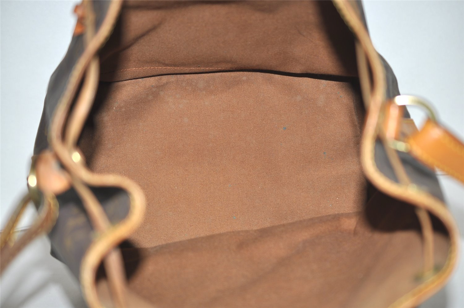 Authentic Louis Vuitton Monogram Noe Shoulder Drawstring Bag M42224 LV 9735I