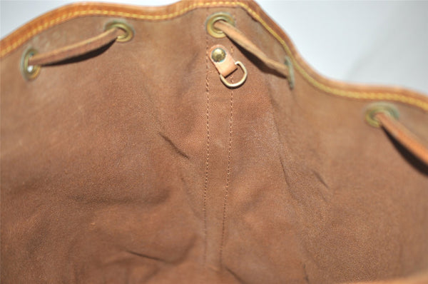 Authentic Louis Vuitton Monogram Noe Shoulder Drawstring Bag M42224 LV 9735I