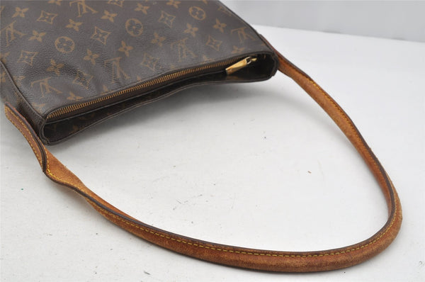 Authentic Louis Vuitton Monogram Looping GM Shoulder Bag M51145 LV 9736I