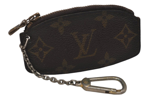 Authentic Louis Vuitton Monogram Etui Clepia Key Case M62690 LV 9736J