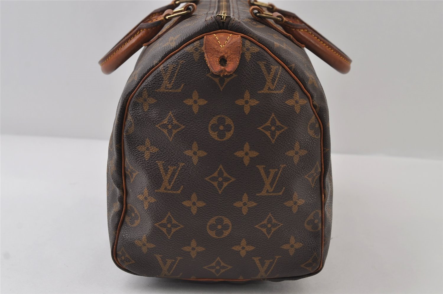 Authentic Louis Vuitton Monogram Speedy 30 Hand Boston Bag M41526 Junk 9738I