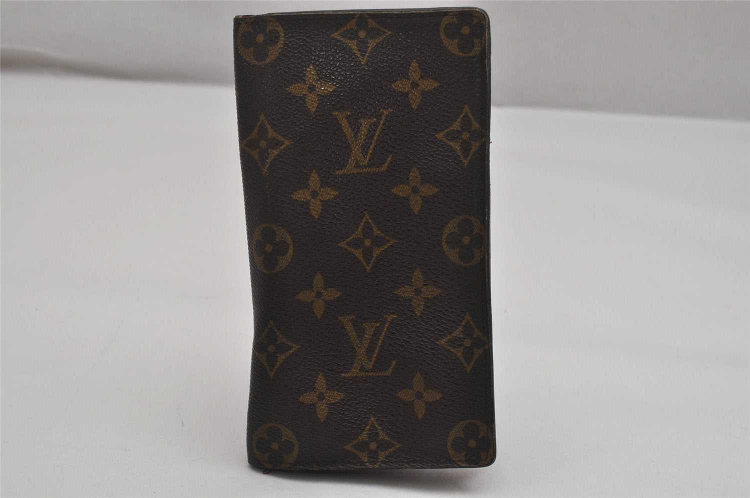 Authentic Louis Vuitton Monogram Porte Cartes Credit Yen Wallet M60825 LV 9738J