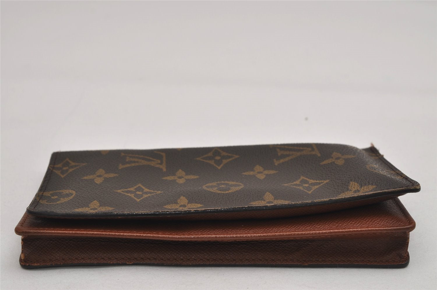 Authentic Louis Vuitton Monogram Porte Cartes Credit Yen Wallet M60825 LV 9738J