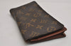 Authentic Louis Vuitton Monogram Porte Cartes Credit Yen Wallet M60825 LV 9738J