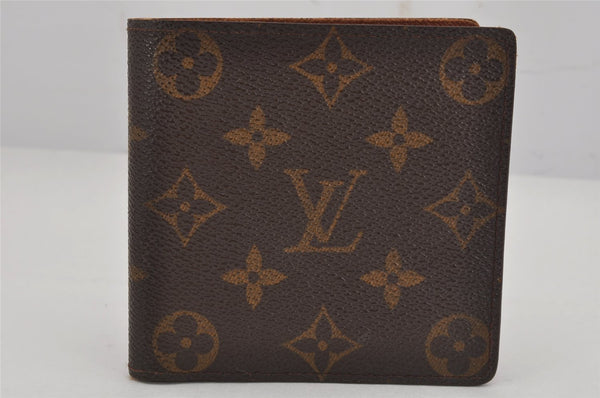 Authentic Louis Vuitton Monogram Porte Billet Carte Credit Monnaie Wallet 9740J