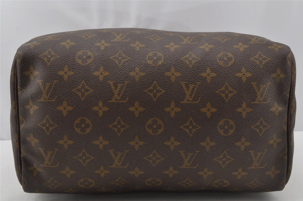 Authentic Louis Vuitton Monogram Speedy 30 Hand Boston Bag Old Model LV 9741I