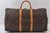 Auth Louis Vuitton Monogram Keepall Bandouliere 50 M41416 Boston Bag Junk 9742I