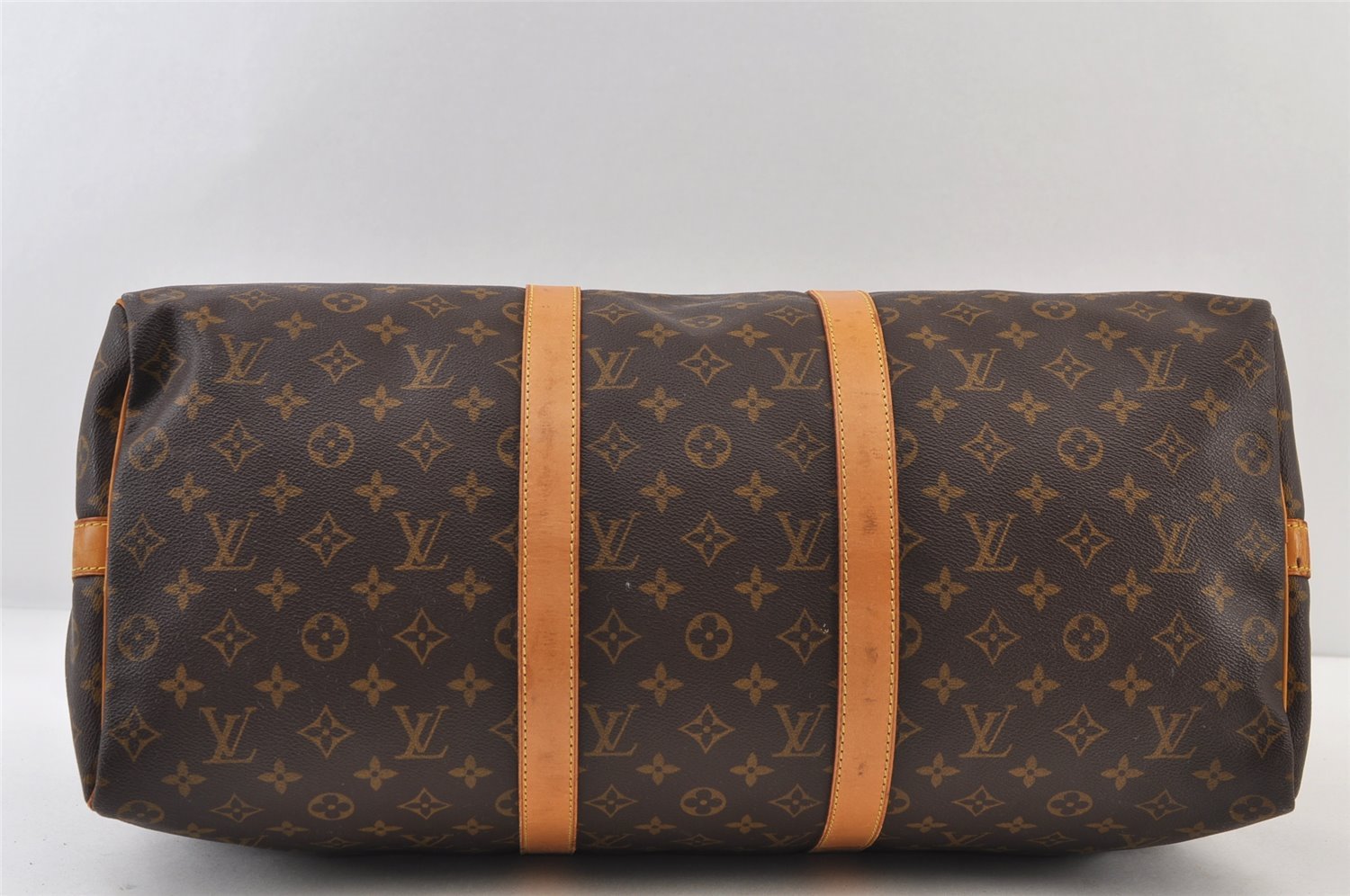 Auth Louis Vuitton Monogram Keepall Bandouliere 50 M41416 Boston Bag Junk 9742I