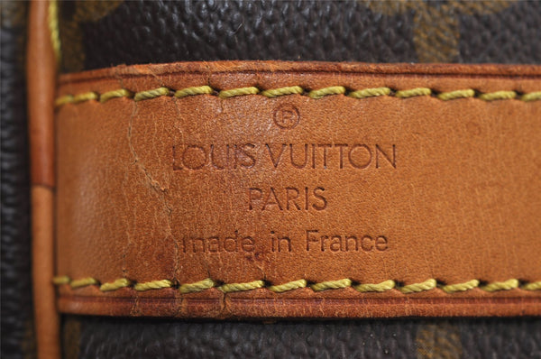 Auth Louis Vuitton Monogram Keepall Bandouliere 50 M41416 Boston Bag Junk 9742I