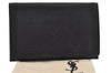 Authentic YVES SAINT LAURENT Vintage Business Card Case Purse Black 9742J