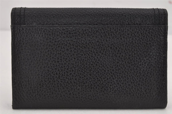 Authentic YVES SAINT LAURENT Vintage Business Card Case Purse Black 9742J