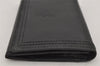 Authentic YVES SAINT LAURENT Vintage Business Card Case Purse Black 9742J