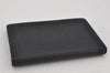 Authentic YVES SAINT LAURENT Vintage Business Card Case Purse Black 9742J