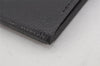 Authentic YVES SAINT LAURENT Vintage Business Card Case Purse Black 9742J