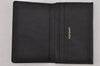 Authentic YVES SAINT LAURENT Vintage Business Card Case Purse Black 9742J