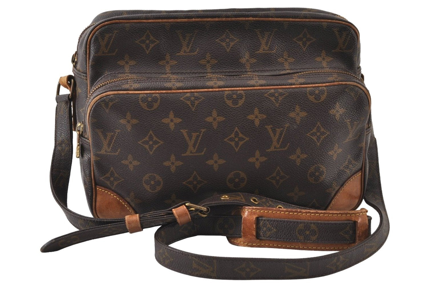 Authentic Louis Vuitton Monogram Nile Shoulder Cross Body Bag M45244 Junk 9744I
