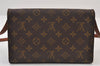 Authentic Louis Vuitton Monogram Bordeaux M51798 2Way Shoulder Clutch Bag 9745I