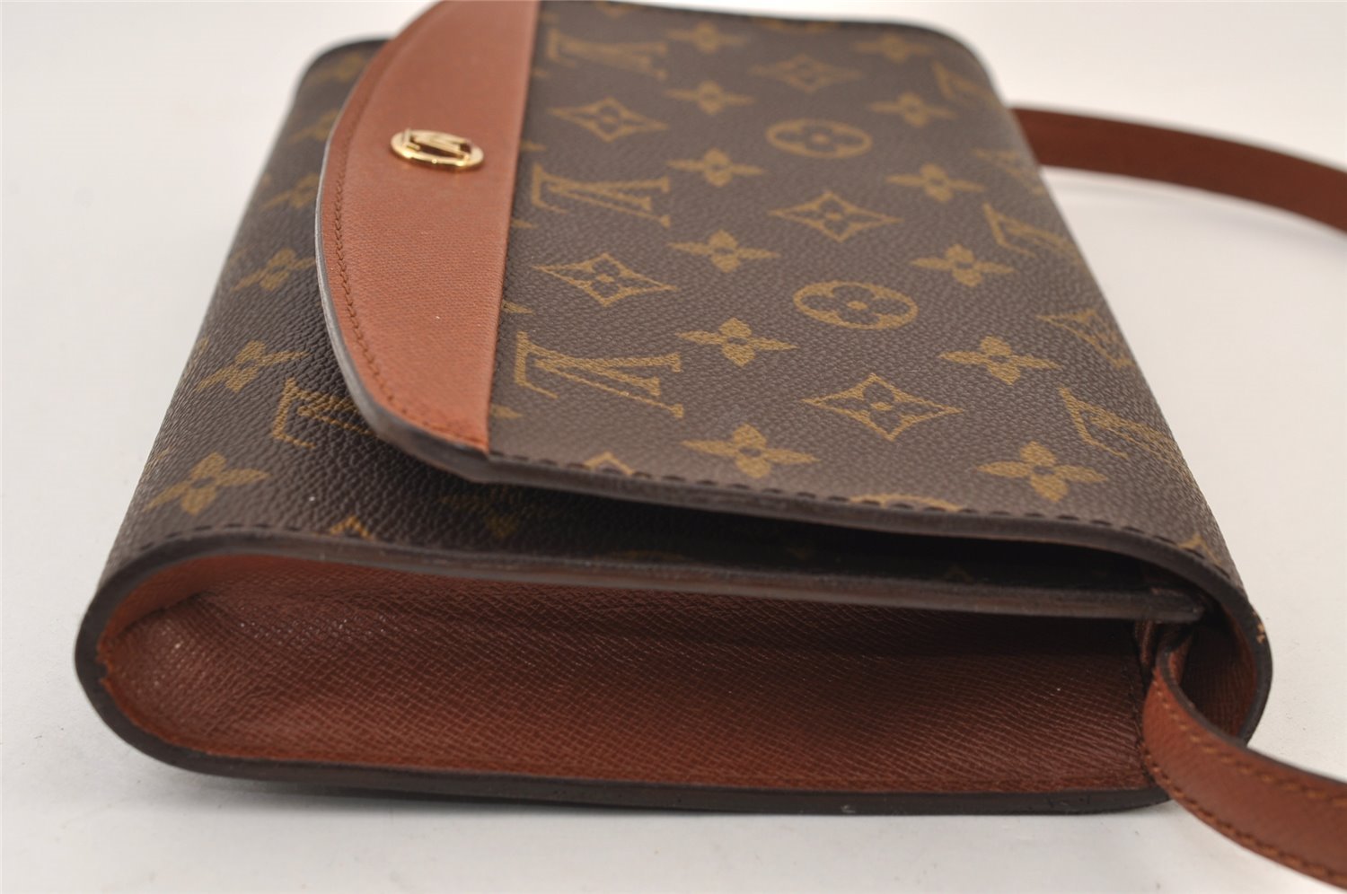 Authentic Louis Vuitton Monogram Bordeaux M51798 2Way Shoulder Clutch Bag 9745I