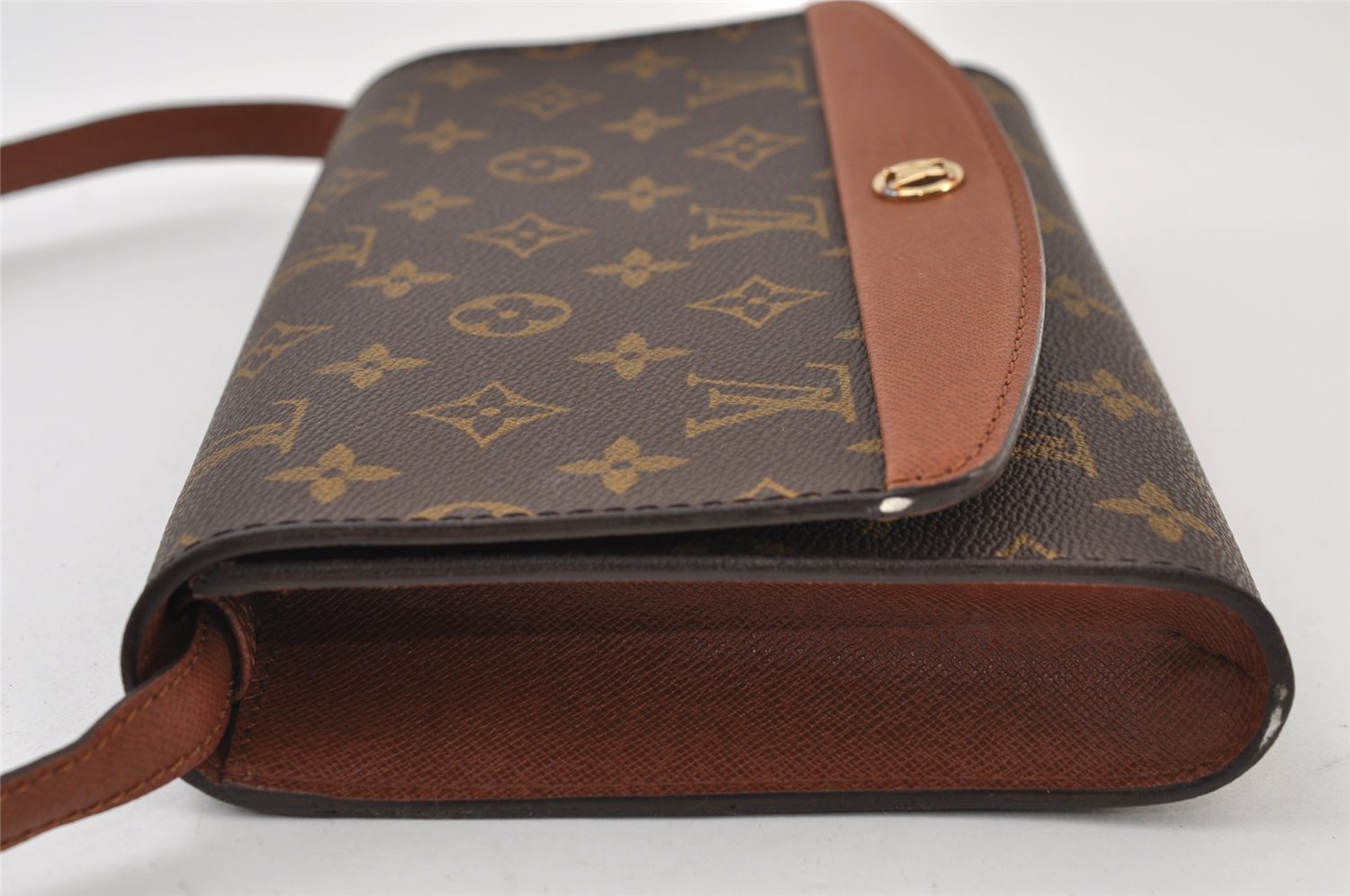 Authentic Louis Vuitton Monogram Bordeaux M51798 2Way Shoulder Clutch Bag 9745I