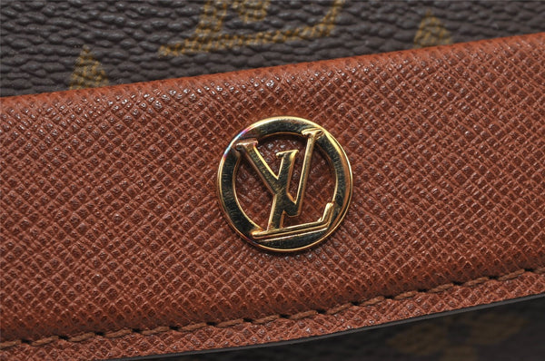 Authentic Louis Vuitton Monogram Bordeaux M51798 2Way Shoulder Clutch Bag 9745I