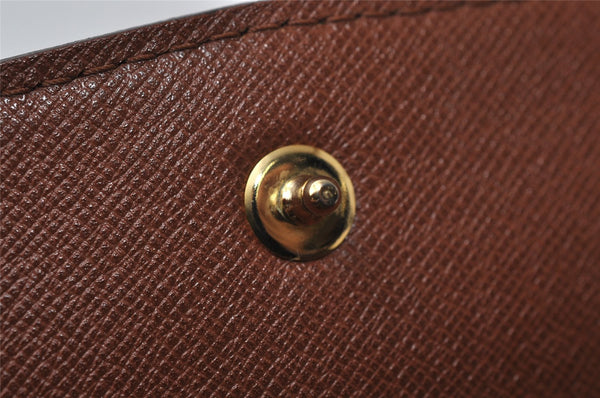 Authentic Louis Vuitton Monogram Bordeaux M51798 2Way Shoulder Clutch Bag 9745I