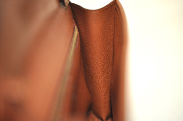 Authentic Louis Vuitton Monogram Bordeaux M51798 2Way Shoulder Clutch Bag 9745I