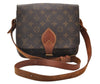 Authentic Louis Vuitton Monogram Cartouchiere MM M51253 Shoulder Cross Bag 9747I