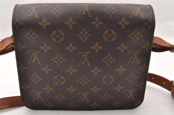Authentic Louis Vuitton Monogram Cartouchiere MM M51253 Shoulder Cross Bag 9747I