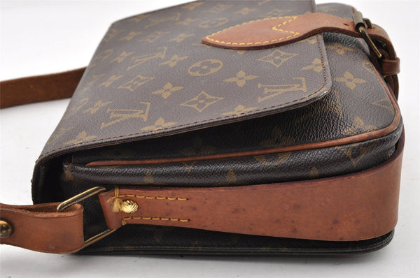 Authentic Louis Vuitton Monogram Cartouchiere MM M51253 Shoulder Cross Bag 9747I