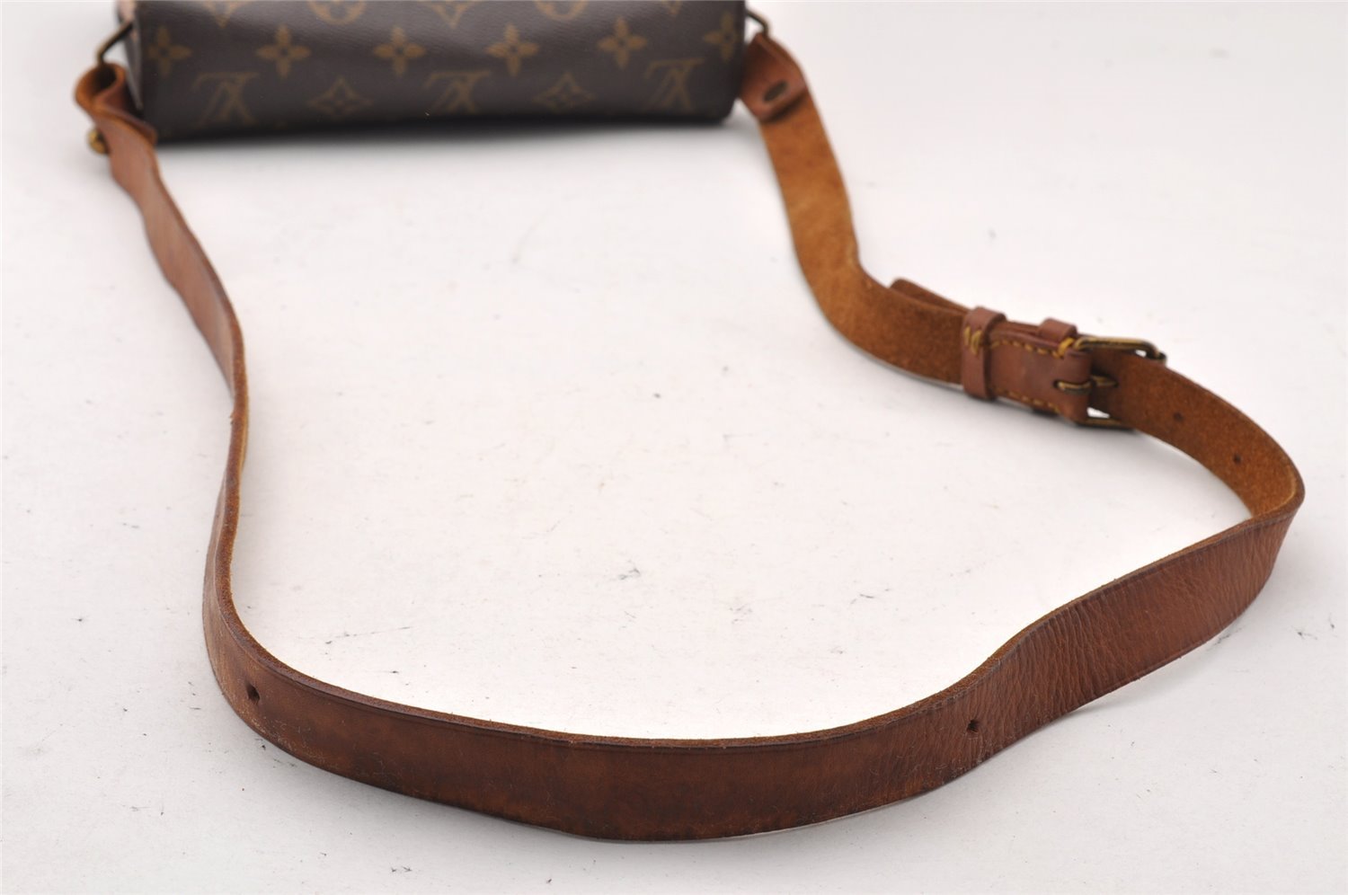Authentic Louis Vuitton Monogram Cartouchiere MM M51253 Shoulder Cross Bag 9747I