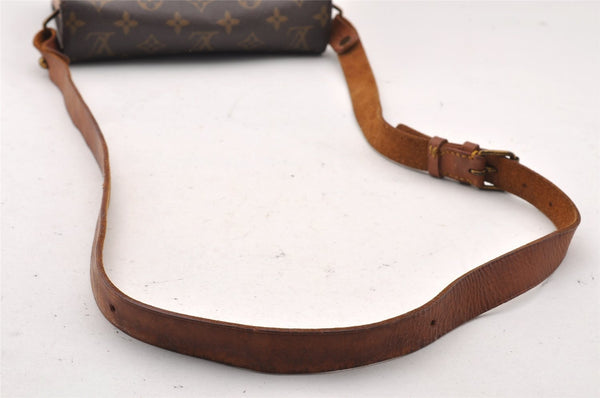 Authentic Louis Vuitton Monogram Cartouchiere MM M51253 Shoulder Cross Bag 9747I