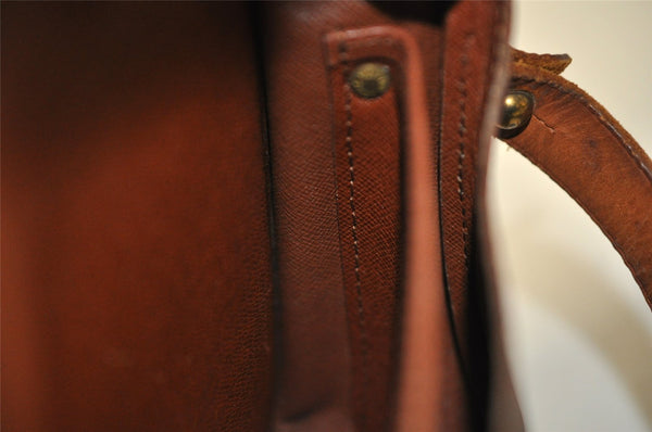 Authentic Louis Vuitton Monogram Cartouchiere MM M51253 Shoulder Cross Bag 9747I