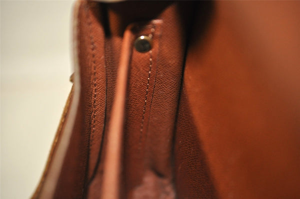 Authentic Louis Vuitton Monogram Cartouchiere MM M51253 Shoulder Cross Bag 9747I