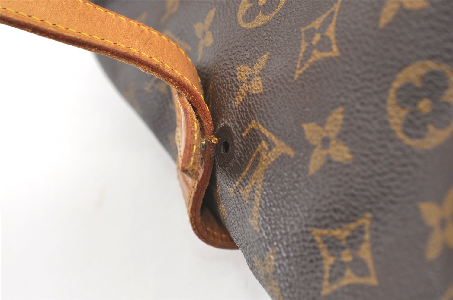 Authentic Louis Vuitton Monogram Saumur 35 Shoulder Cross Bag M42254 LV 9747J