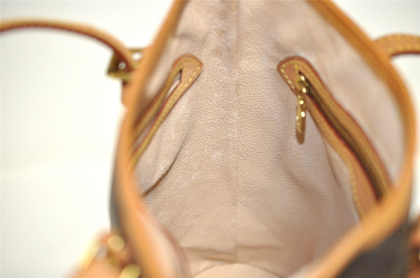 Authentic Louis Vuitton Monogram Bucket PM Shoulder Tote Bag M42238 LV 9748I