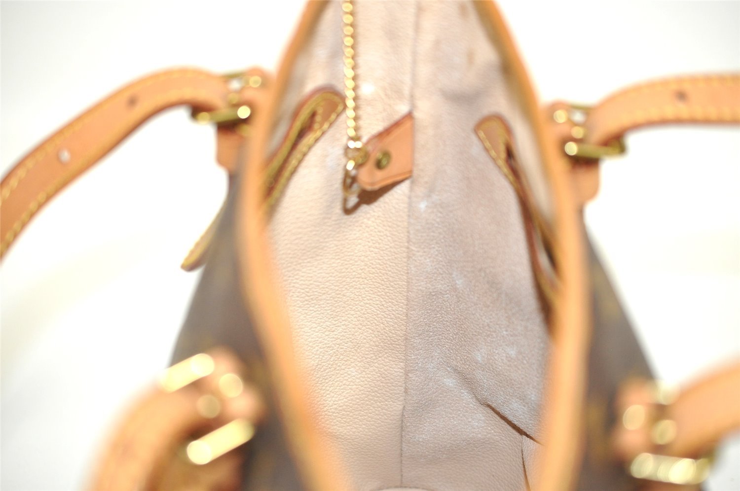 Authentic Louis Vuitton Monogram Bucket PM Shoulder Tote Bag M42238 LV 9748I