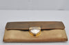 Authentic PRADA Vintage Saffiano Leather Long Wallet Purse Gold 9748J