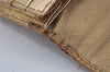 Authentic PRADA Vintage Saffiano Leather Long Wallet Purse Gold 9748J