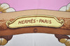 Authentic HERMES Carre 90 Scarf "Tribord" Silk Pink 9749J