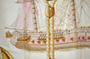 Authentic HERMES Carre 90 Scarf "Tribord" Silk Pink 9749J