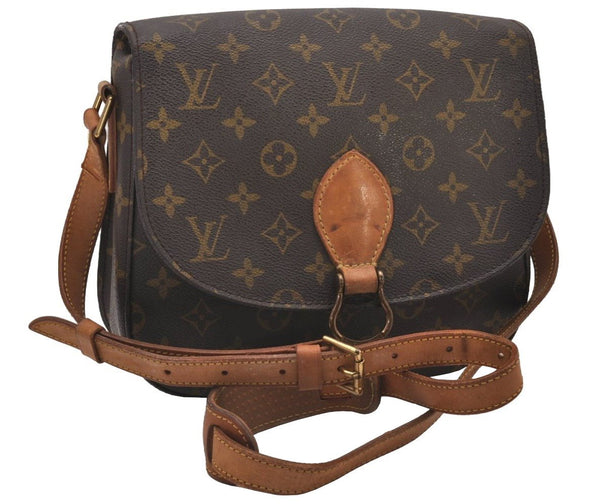Authentic Louis Vuitton Monogram Saint Cloud GM M51242 Shoulder Cross Bag 9750I