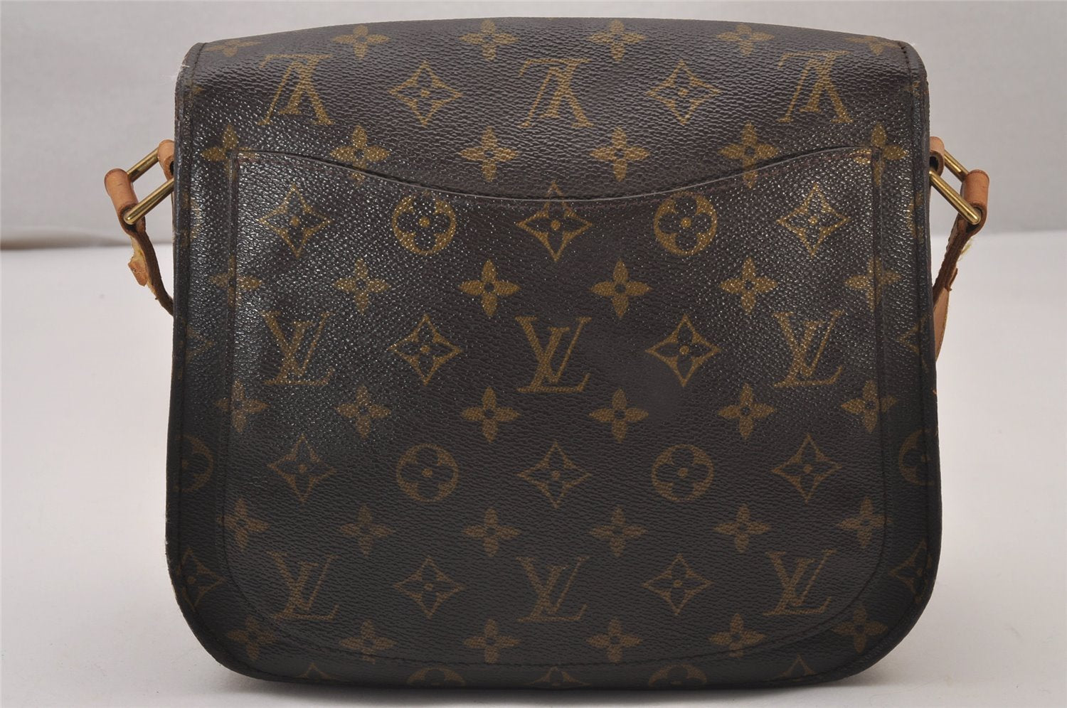 Authentic Louis Vuitton Monogram Saint Cloud GM M51242 Shoulder Cross Bag 9750I