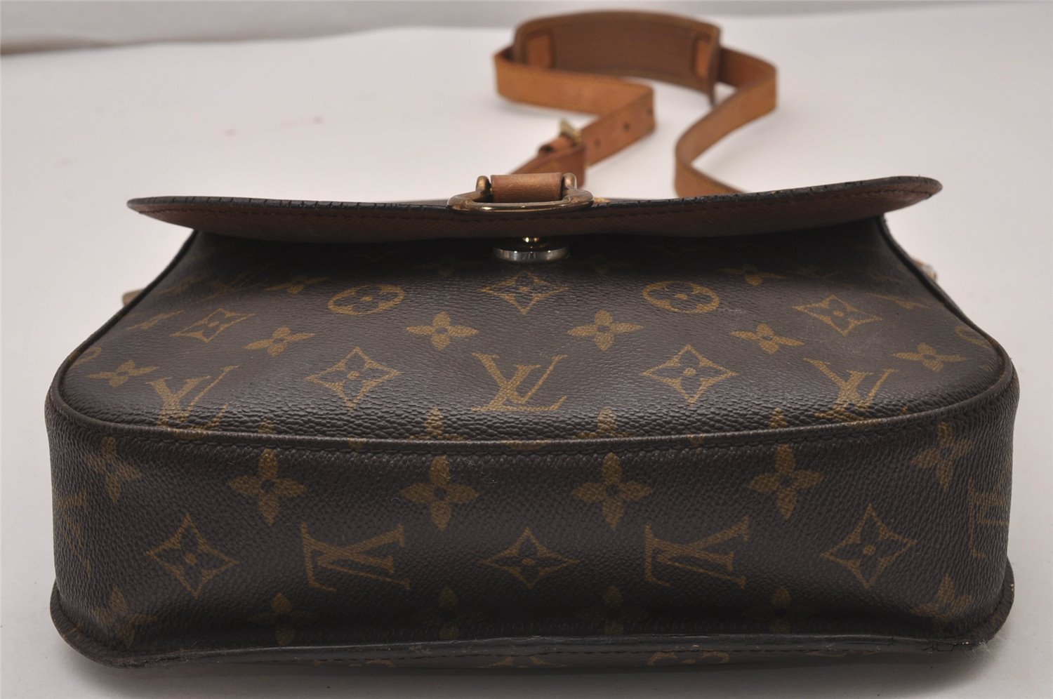 Authentic Louis Vuitton Monogram Saint Cloud GM M51242 Shoulder Cross Bag 9750I