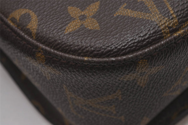 Authentic Louis Vuitton Monogram Saint Cloud GM M51242 Shoulder Cross Bag 9750I